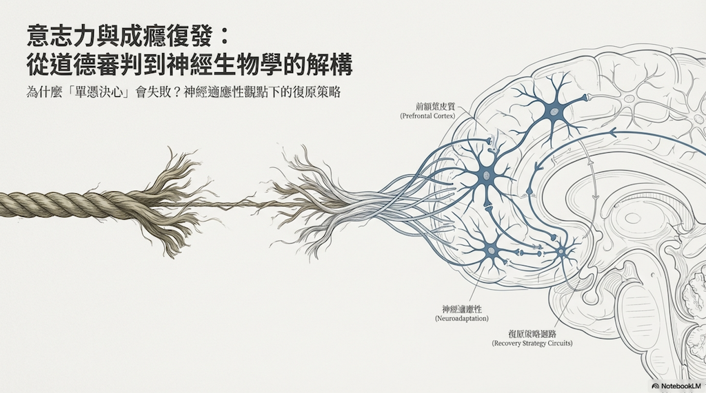 神經生物學視角下意志力與自我控制對成癮短期與長期復發風險的影響分析