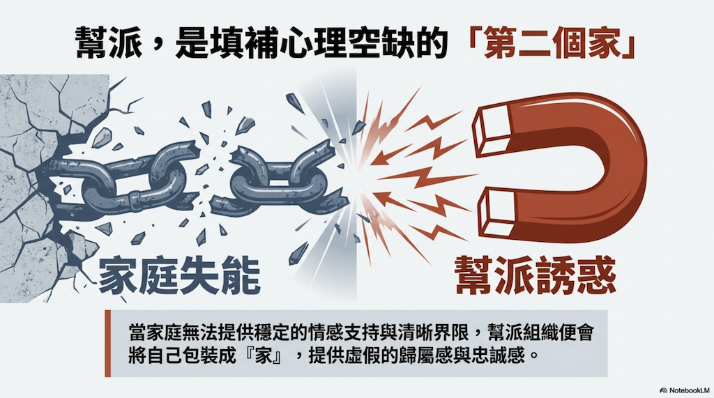 家庭教養與青少年幫派依附