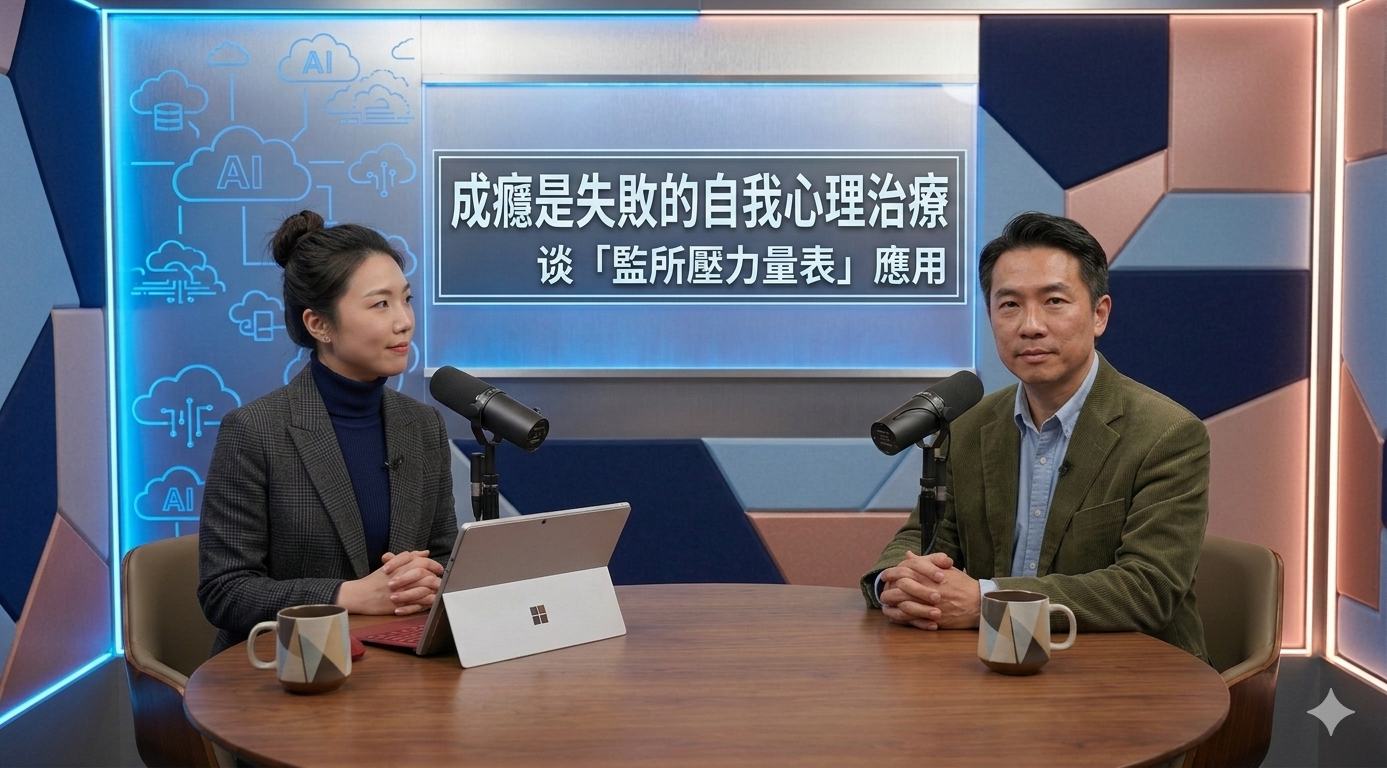 專業訪談006：成癮是失敗的自我心理治療-談「監所壓力量表」應用